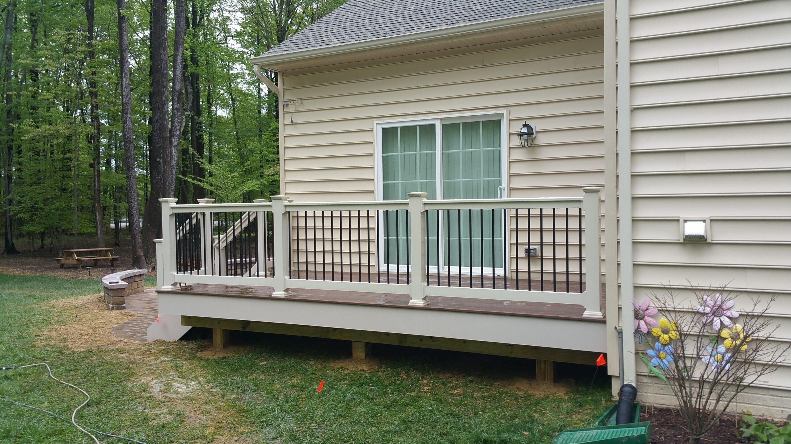 Deck and Patio Built by Nevins Construction in Severn