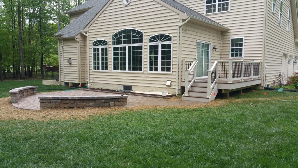 Deck and Patio built by Nevins Construction in Arnold MD