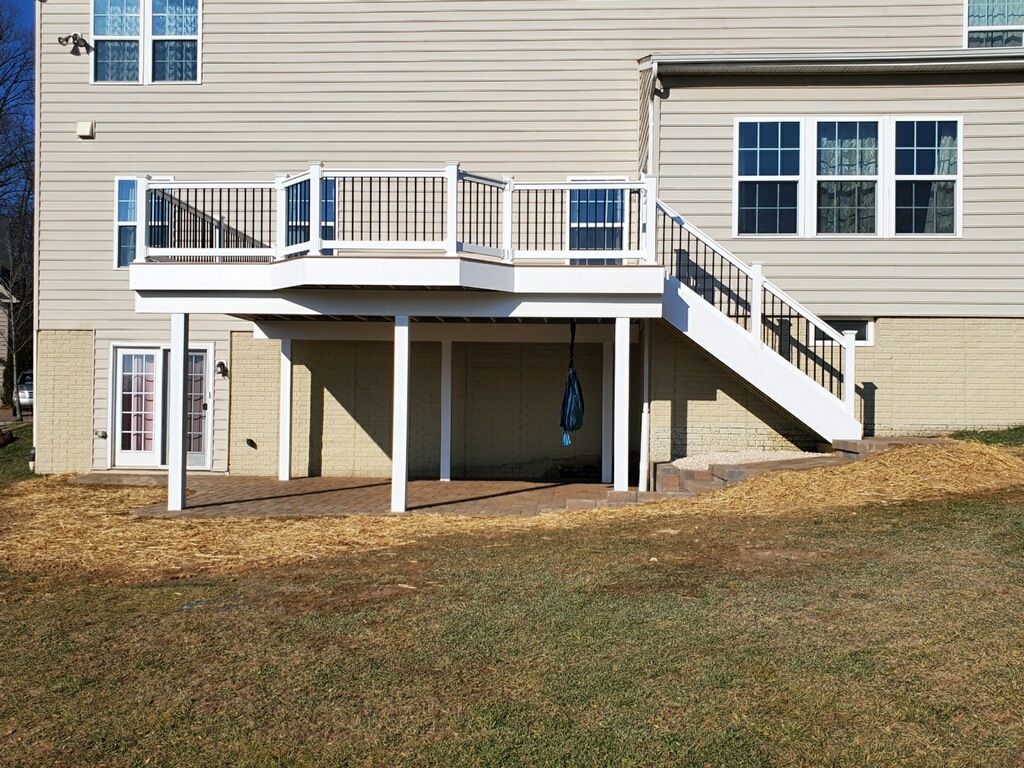 Affordable deck built in Maryland by Nevins Construction